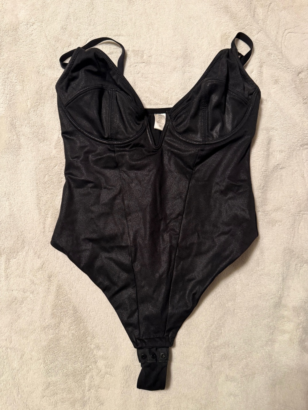 Black' One-Piece Bodysuit